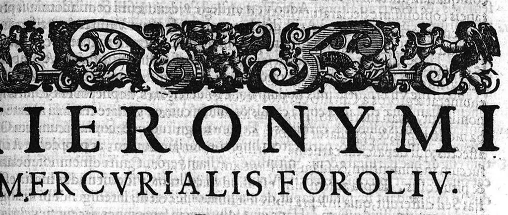 An illustration from Hieronymi Mercurali ... In secundum lib[rum] Epid[emiorum] Hipp[ocratis] praelectiones Bononienses, 1626, leaf 272