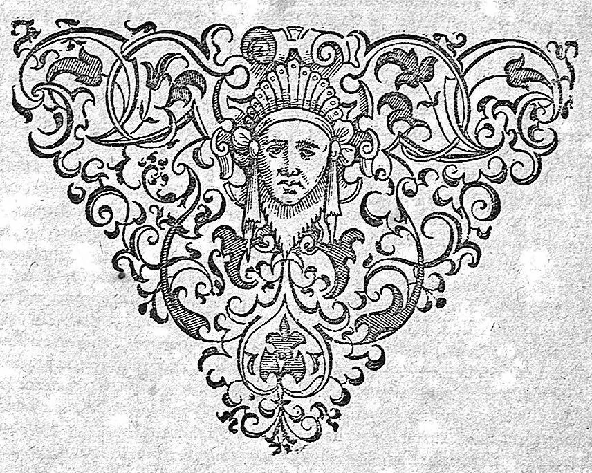 An illustration from Opera Therapeutica : Nimirum I. Tractatus de Crisibus. II. Tractatus de mirabili strumas sanandi vi, solis Galliæ Regibus diuinitus concessa. III. Tractatus de nobilitate visius, eiusq[ue] conservatione. IV. De Melancholia libri II. V. Tractatus de Senectute. VI. De morbo articulari tractatus. VII. De Lepra tractatus. VIII. Tractatus de lue Venerea, 1627, leaf 97