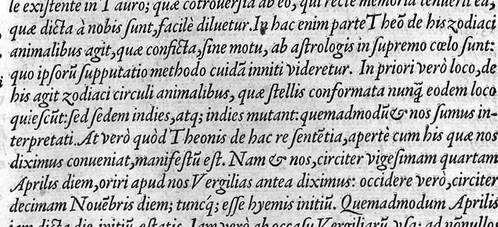 An illustration from Hippocratis Coi medicorum omnium principis epidemiôn liber secundus, 1551, leaf 29