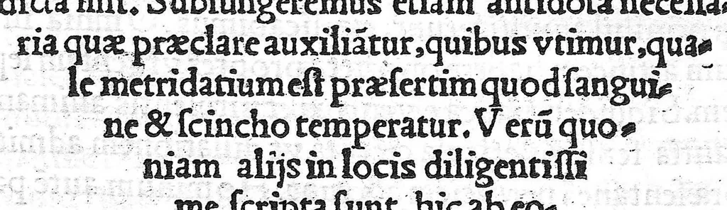 An illustration from Pedacii Dioscoridis Anazarbei de medicinali materia libri quinque De virulentis animalibus, et venenis canerabioso, et corum notis, ac remediis libri quattuor. Joanne Ruellio Suessionensi interprete, 1516, leaf 316