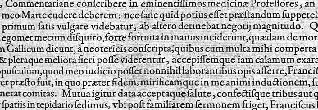 An illustration from Petri Andreae Matthioli,... Opera quae extant omnia, hoc est Commentarii in VI libros Pedacii Dioscoridis Anazarbei de medica materia, adjectis in margine variis graeci textus lectionibus... qui Dioscoridis depravatam lectionem restituunt, nunc a Casparo Bacchino,... post diversarum editionum collationem infinitis locis aucti, synonymiis quoque plantarum et notis illustrati ; adjectis plantarum iconibus... de ratione distillandi aquas ex omnibus plantis... Item, apologia in Amatum Lusitanum, cum censura in ejusdem enarrationes [necnon praefatione Francisci Parthini Roboretani]. Epistolarum medicinalium libri quinque ; Dialogus de morbo gallico..., 1598, leaf 1389