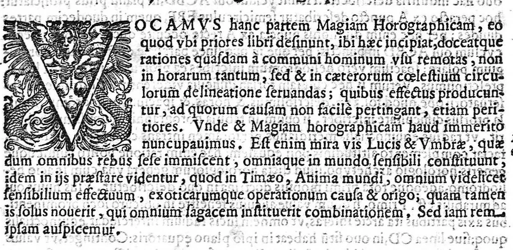 An illustration from Ars magna lvcis et vmbrae, in decem libros digesta. Qvibvs admirandae lvcis et vmbrae in mundo, atque adeò vniuersa natura, vires effectusq, vti noua, ita varia nouorum reconditiorumq, speciminum exhibitione, ad varios mortalium vsus, panduntur, 1646, leaf 869