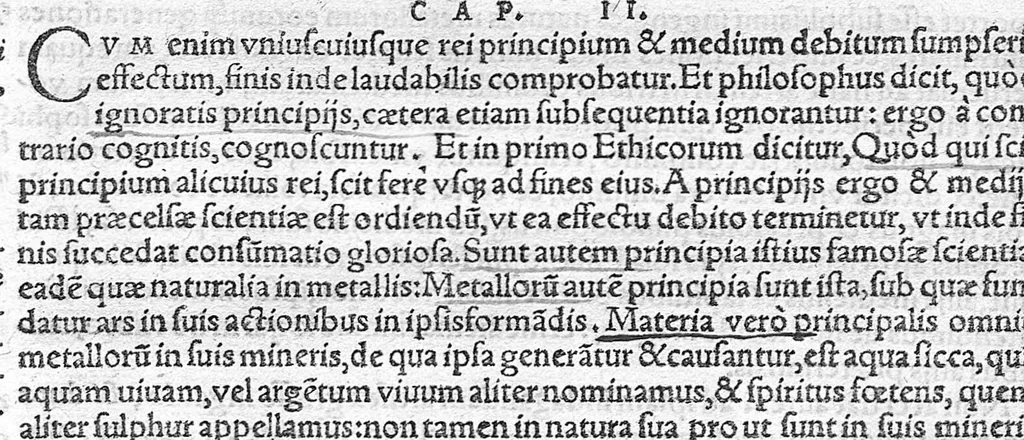 An illustration from Verae alchemiae artisque metallicae, citra aenigmata, doctrina, certusque modus, ..., 1561, leaf 260