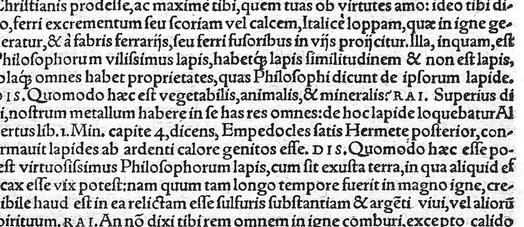 An illustration from Verae alchemiae artisque metallicae, citra aenigmata, doctrina, certusque modus, ..., 1561, leaf 59