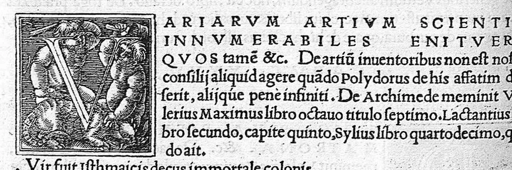 An illustration from In Omnes C. Plinii Secvndi Natvralis Historiæ Argvtissimi Scriptoris libros, Stephani Aquæi Bituricensis, viri Equestris, Commentaria, 1530, leaf 215