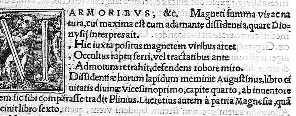 An illustration from In Omnes C. Plinii Secvndi Natvralis Historiæ Argvtissimi Scriptoris libros, Stephani Aquæi Bituricensis, viri Equestris, Commentaria, 1530, leaf 746