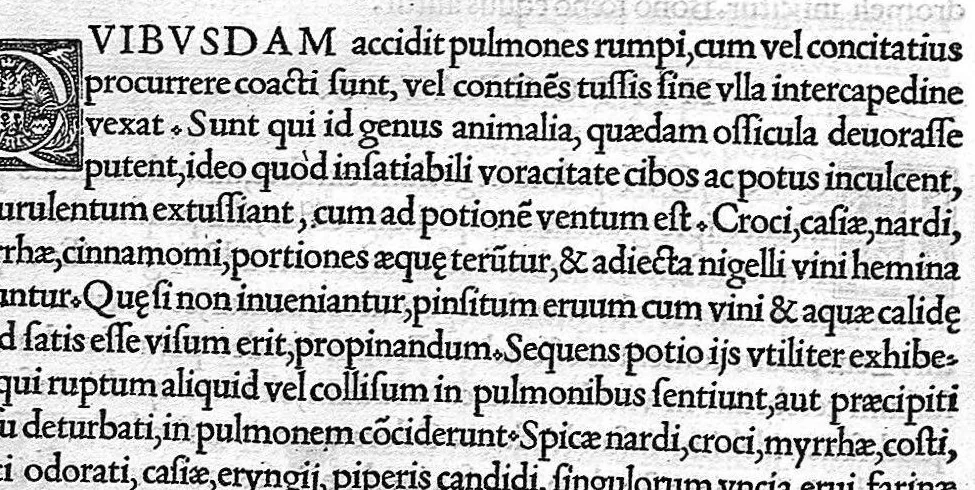 An illustration from Veterinariae medicinae libri II Johanne Ruellio suessionensi interprete., 1530, leaf 44