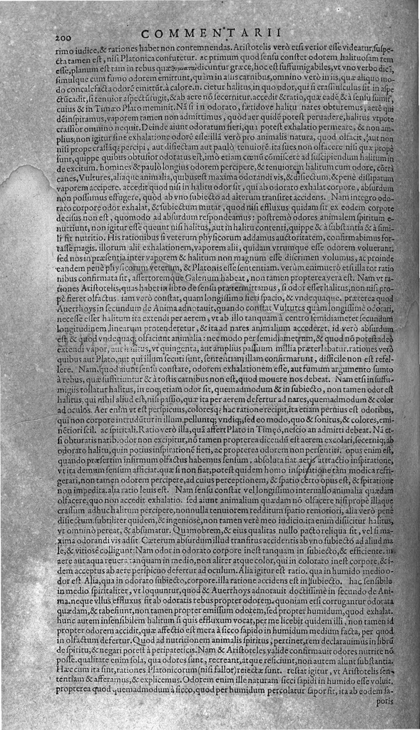 An illustration from Theophrasti Eresii, peripateticorum post Aristotelem principis, Pleraque : antehac Latine nunquam, nunc Graece & Latine simul edita. Interpretibus, Daniele Furlano Cretensi, Adriano Turnebo. Accesserunt, Liber de innato spiritu, Aristoteli attributus, & Danielis Furlani Uberes ad omnia Commentarii : Ex Bibliotheca Ioan. Vincentii Pinelli, 1605, leaf 201