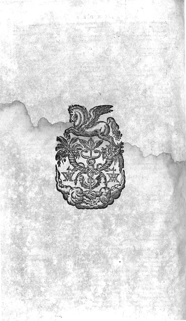 An illustration from Theophrasti Eresii, peripateticorum post Aristotelem principis, Pleraque : antehac Latine nunquam, nunc Graece & Latine simul edita. Interpretibus, Daniele Furlano Cretensi, Adriano Turnebo. Accesserunt, Liber de innato spiritu, Aristoteli attributus, & Danielis Furlani Uberes ad omnia Commentarii : Ex Bibliotheca Ioan. Vincentii Pinelli, 1605, leaf 401
