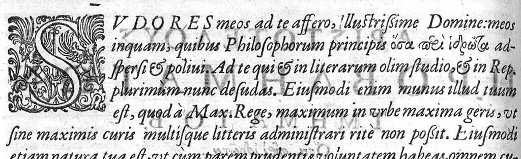 An illustration from Ludovici Septalii,... In Aristotelis problemata commentaria ab eo latine facta. Opus hoc jam primum absolutum, in lucem prodit, auctum tomo tertio, nunquam antea edito..., 1632, leaf 131