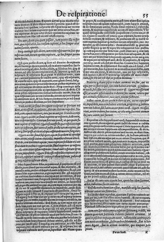 An illustration from Parva naturalia Augustini Niphi medices philosophi Suessani, videlicet Physiognomicorum libri tres, De animalium motu lib. unus, De longitudine & brevitate vitae lib. unus, De juventute & senectute lib. unus, De respiratione lib. unus, De morte & vita lib. unus, De memoria & reminiscentia lib. unus, De somno & vigilia lib. unus, De insomniis lib. unus, De divinatione naturali, artificiosa, et de prophetia lib. unus. Omnia post primas editiones nunc primum emendatiora in lucem prodeunt, 1550, leaf 108