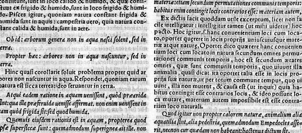 An illustration from Parva naturalia Augustini Niphi medices philosophi Suessani, videlicet Physiognomicorum libri tres, De animalium motu lib. unus, De longitudine & brevitate vitae lib. unus, De juventute & senectute lib. unus, De respiratione lib. unus, De morte & vita lib. unus, De memoria & reminiscentia lib. unus, De somno & vigilia lib. unus, De insomniis lib. unus, De divinatione naturali, artificiosa, et de prophetia lib. unus. Omnia post primas editiones nunc primum emendatiora in lucem prodeunt, 1550, leaf 130