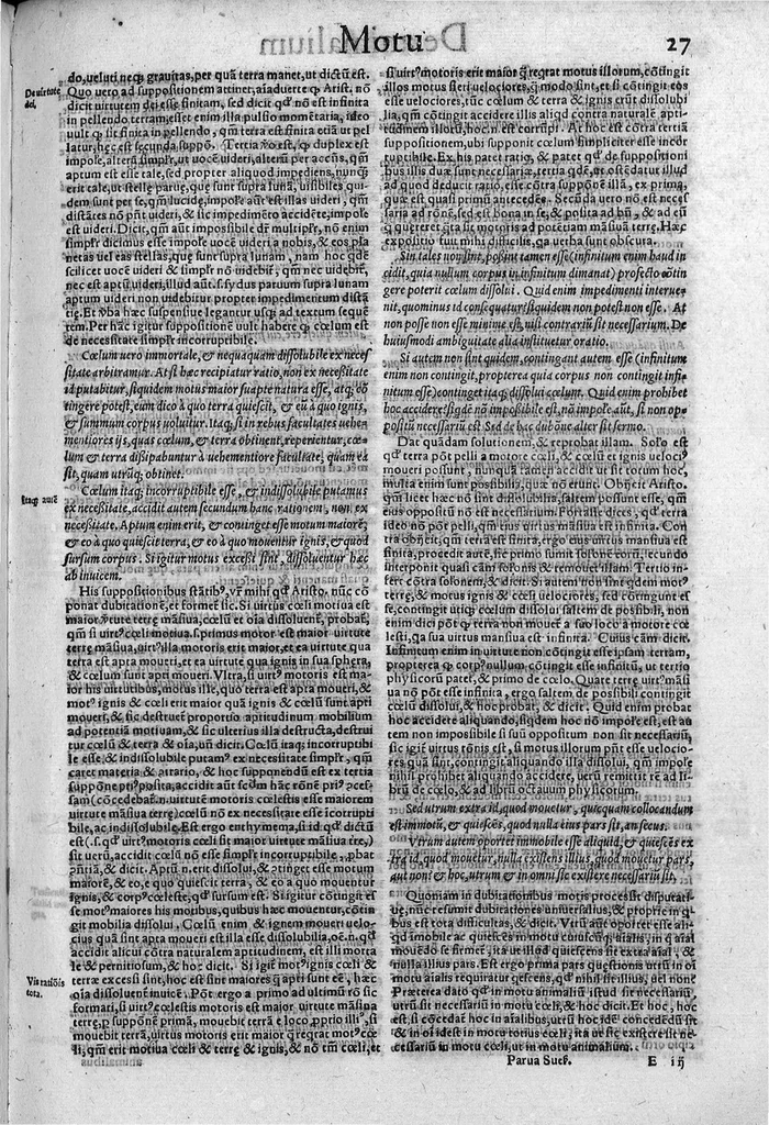 An illustration from Parva naturalia Augustini Niphi medices philosophi Suessani, videlicet Physiognomicorum libri tres, De animalium motu lib. unus, De longitudine & brevitate vitae lib. unus, De juventute & senectute lib. unus, De respiratione lib. unus, De morte & vita lib. unus, De memoria & reminiscentia lib. unus, De somno & vigilia lib. unus, De insomniis lib. unus, De divinatione naturali, artificiosa, et de prophetia lib. unus. Omnia post primas editiones nunc primum emendatiora in lucem prodeunt, 1550, leaf 52