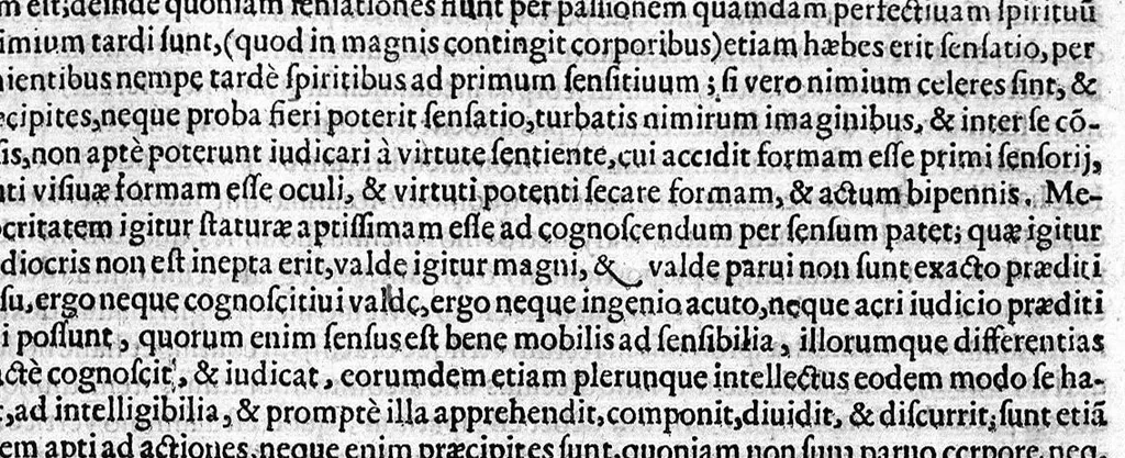 An illustration from In Physiognomica Aristotelis commentarii a Camillo Baldo, ... lucubrati. Opus ... Hieronymi Tamburini diligentia et sumptibus nunc primum in lucem editum..., 1621, leaf 564