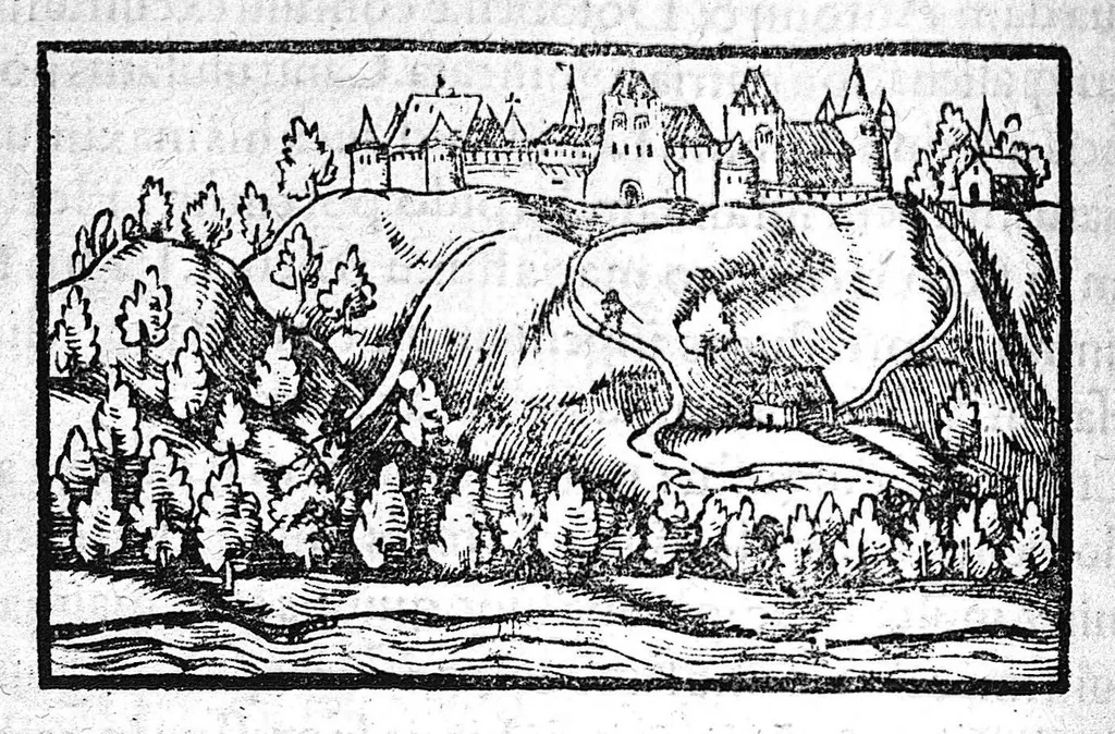An illustration from Prodigiorum ac ostentorum chronicon, quae, praeter naturae ordinem, et in superioribus et his inferioribus mundi regionibus, ab exordio mundi usque ad haec nostra tempora acciderunt... conscriptum per Conradum Lycosthenem,..., 1557, leaf 237