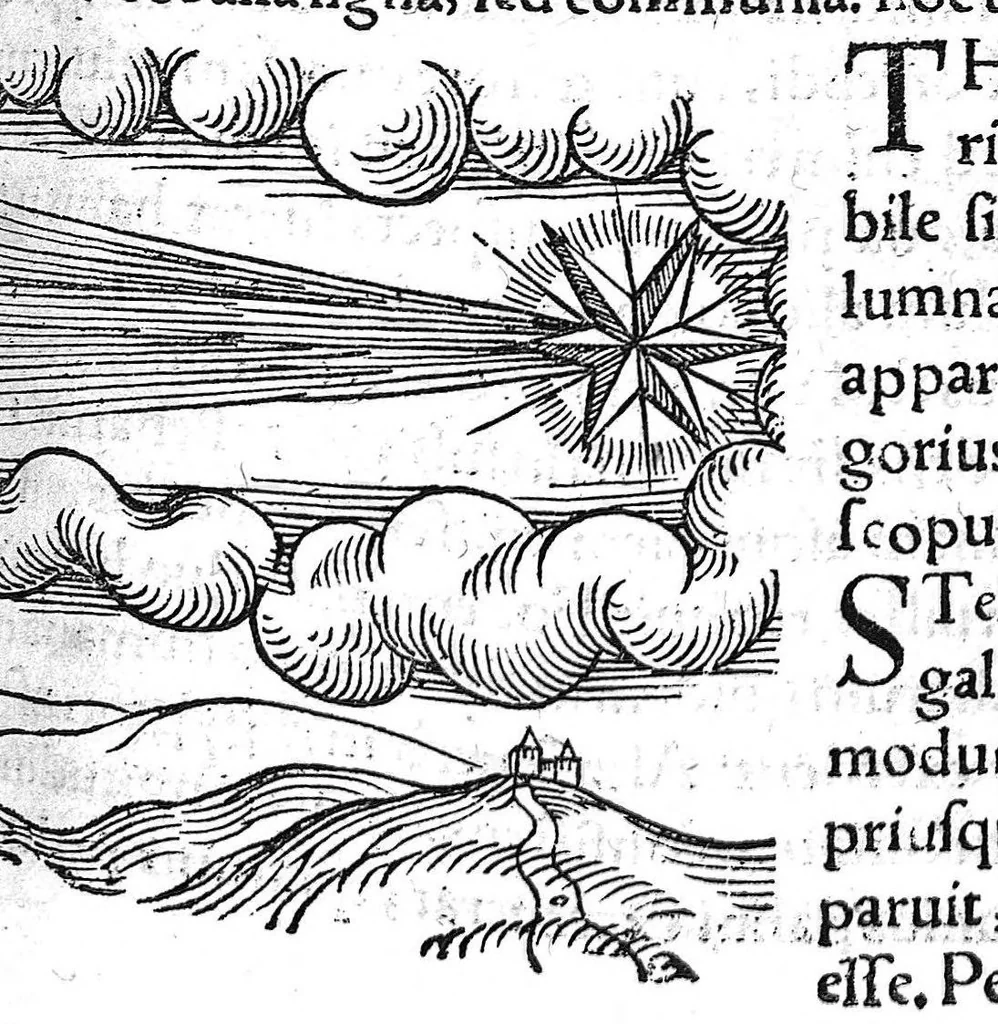 An illustration from Prodigiorum ac ostentorum chronicon, quae, praeter naturae ordinem, et in superioribus et his inferioribus mundi regionibus, ab exordio mundi usque ad haec nostra tempora acciderunt... conscriptum per Conradum Lycosthenem,..., 1557, leaf 290