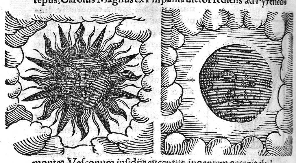 An illustration from Prodigiorum ac ostentorum chronicon, quae, praeter naturae ordinem, et in superioribus et his inferioribus mundi regionibus, ab exordio mundi usque ad haec nostra tempora acciderunt... conscriptum per Conradum Lycosthenem,..., 1557, leaf 455