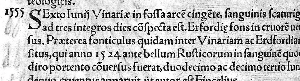 An illustration from Prodigiorum ac ostentorum chronicon, quae, praeter naturae ordinem, et in superioribus et his inferioribus mundi regionibus, ab exordio mundi usque ad haec nostra tempora acciderunt... conscriptum per Conradum Lycosthenem,..., 1557, leaf 659