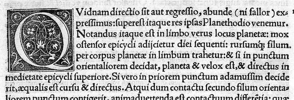 An illustration from Joannis Fernelii ambianatis Cosmotheoria, libros duos complexa : Prior, mundi totius & formam & compositionem : ejus subinde partium (quae elementa & caelestia sunt corpora) situs & magnitudines : orbium tandem motus quosvis solerter reserat. Posterior, ex motibus siderum loca & passiones disquirit : interspersis documentis haud poenitendum aditum ad astronomicas tabulas suppeditantibus. Haecque sejunctim tandem expedite praebet Planethodium. Cujusque capiti, perbrevia, demonstrationum loco, adjecta sunt scholia., 1528, leaf 101