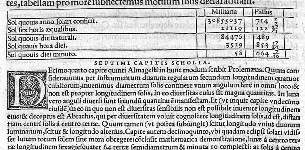 An illustration from Joannis Fernelii ambianatis Cosmotheoria, libros duos complexa : Prior, mundi totius & formam & compositionem : ejus subinde partium (quae elementa & caelestia sunt corpora) situs & magnitudines : orbium tandem motus quosvis solerter reserat. Posterior, ex motibus siderum loca & passiones disquirit : interspersis documentis haud poenitendum aditum ad astronomicas tabulas suppeditantibus. Haecque sejunctim tandem expedite praebet Planethodium. Cujusque capiti, perbrevia, demonstrationum loco, adjecta sunt scholia., 1528, leaf 51