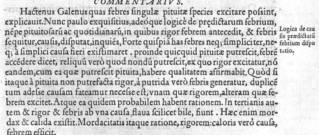 An illustration from ...De differentiis febrium libri duo, a Leonharto Fuchsio..., 1554, leaf 106