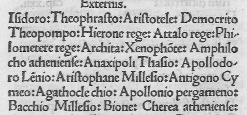 An illustration from C. Plinii Secundi naturae historiarum libri XXXVII, leaf 21