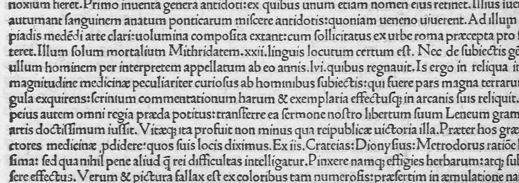 An illustration from C. Plinii Secundi naturae historiarum libri XXXVII, leaf 370