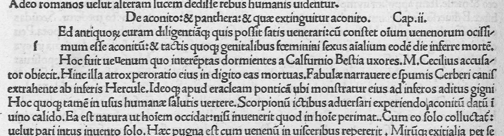 An illustration from C. Plinii Secundi naturae historiarum libri XXXVII, leaf 394