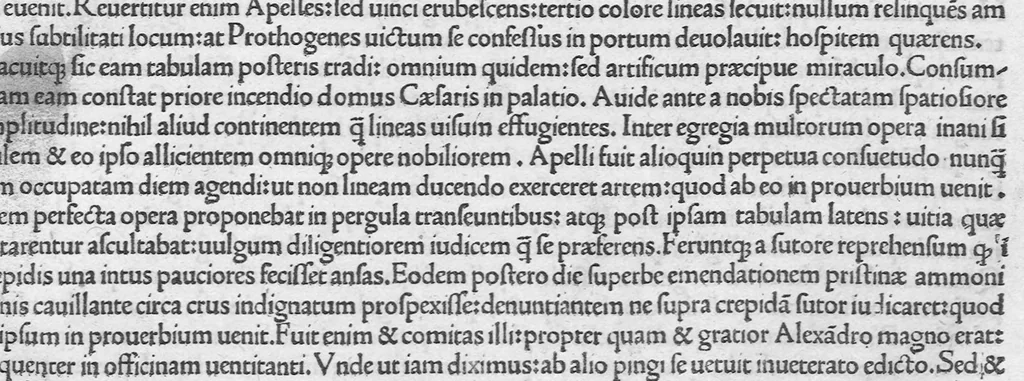 An illustration from C. Plinii Secundi naturae historiarum libri XXXVII, leaf 497
