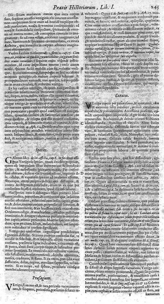 An illustration from Praxis historiarum, in qua morborum omnium internorum curatio ad principum medicorum mentem explicatur…, 1643, leaf 296