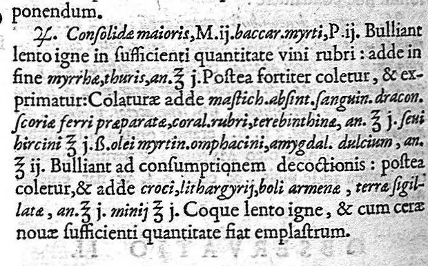 An illustration from Praxis historiarum, in qua morborum omnium internorum curatio ad principum medicorum mentem explicatur…, 1643, leaf 543