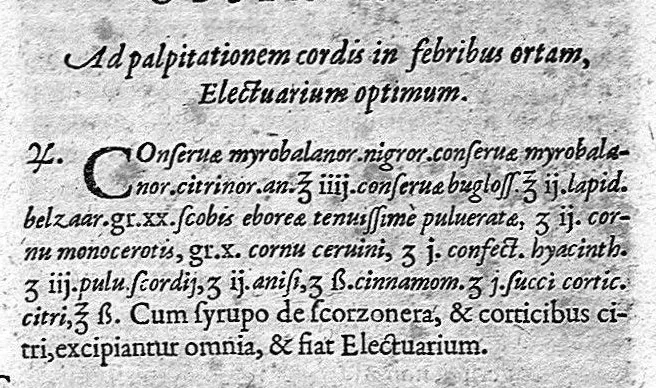 An illustration from Praxis historiarum, in qua morborum omnium internorum curatio ad principum medicorum mentem explicatur…, 1643, leaf 696