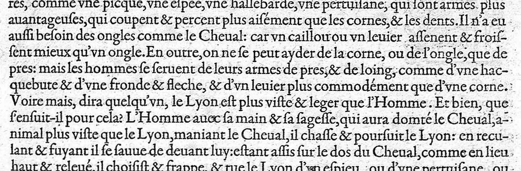 An illustration from Les Oeuvres d'Ambroise Paré,... divisées en vingt huict livres avec les figures et portraicts, tant de l'anatomie que des instruments de chirurgie, et de plusieurs monstres, reveuës et augmentées par l'autheur. Quatriesme Edition., 1585, leaf 105