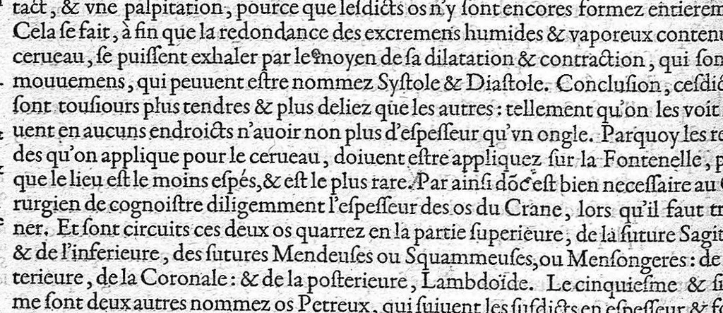 An illustration from Les Oeuvres d'Ambroise Paré,... divisées en vingt huict livres avec les figures et portraicts, tant de l'anatomie que des instruments de chirurgie, et de plusieurs monstres, reveuës et augmentées par l'autheur. Quatriesme Edition., 1585, leaf 192