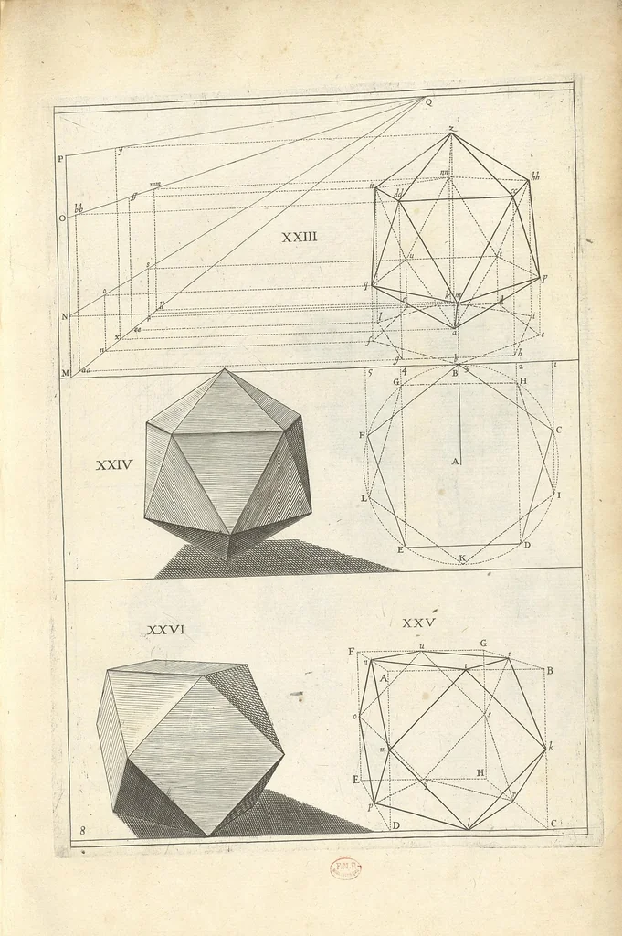 An illustration from La perspective curieuse ou magie artificielle des effets merveilleux de l'optique, la catoptique, la dioptique, 1638, leaf 166