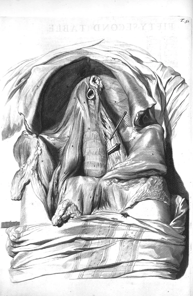 An illustration from The anatomy of human bodies,... containing many new anatomical discoveries and chirurgical observations, 1698, leaf 121