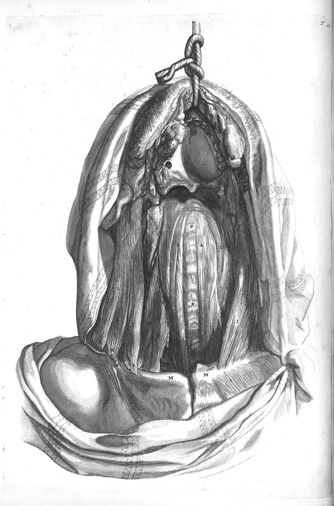 An illustration from The anatomy of human bodies,... containing many new anatomical discoveries and chirurgical observations, 1698, leaf 53
