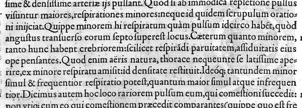 An illustration from Galeni Opera de pvlsibvs Hermanno Crvserio Campensi interprete. Quae in hoc opere continentur, proxima pagina indicabit, 1532, leaf 273