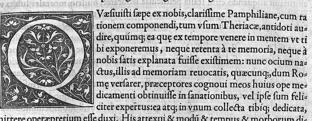 An illustration from Claudii Galeni Pergameni opuscula aliquot quorum sequentis paginae index te admonebit, 1546, leaf 170