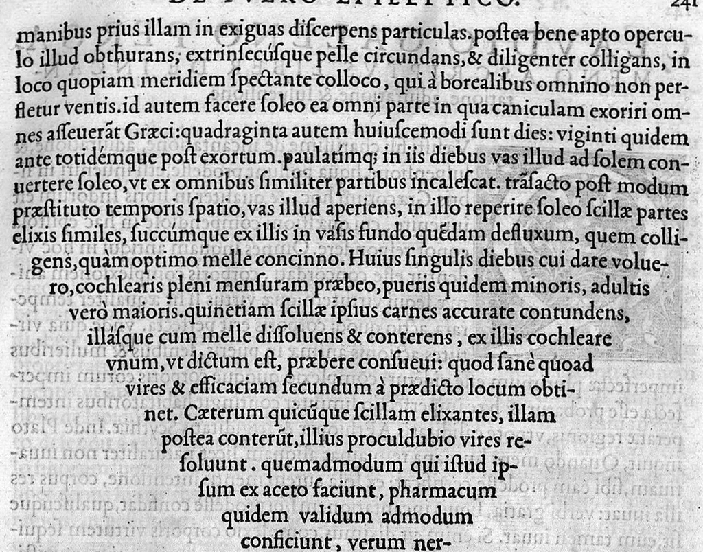 An illustration from Claudii Galeni Pergameni opuscula aliquot quorum sequentis paginae index te admonebit, 1546, leaf 240