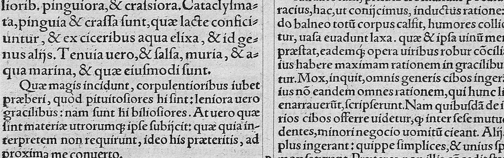 An illustration from Galeni Pergameni ... opera quae ad nos extant omnia / vol. 2- secundus tomus scriptorium ejus omnium classem secundam continens, 1549, leaf 79