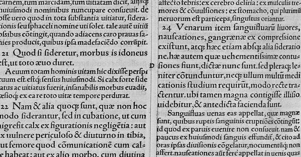 An illustration from Galeni Pergameni ... opera quae ad nos extant omnia / vol. 6- tomus sextus classem septimam habet, 1549, leaf 441