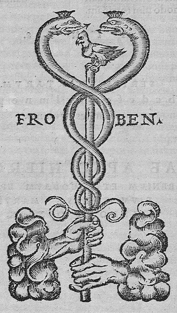 An illustration from Galeni Pergameni ... opera quae ad nos extant omnia / vol. 8- octavus tomus in quo insunt libri Galeno ascripti, 1549, leaf 215