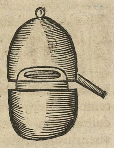 An illustration from Traité de l'eau de vie ou anatomie théorique et pratique du vin, 1646, leaf 121