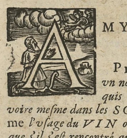 An illustration from Traité de l'eau de vie ou anatomie théorique et pratique du vin, 1646, leaf 166