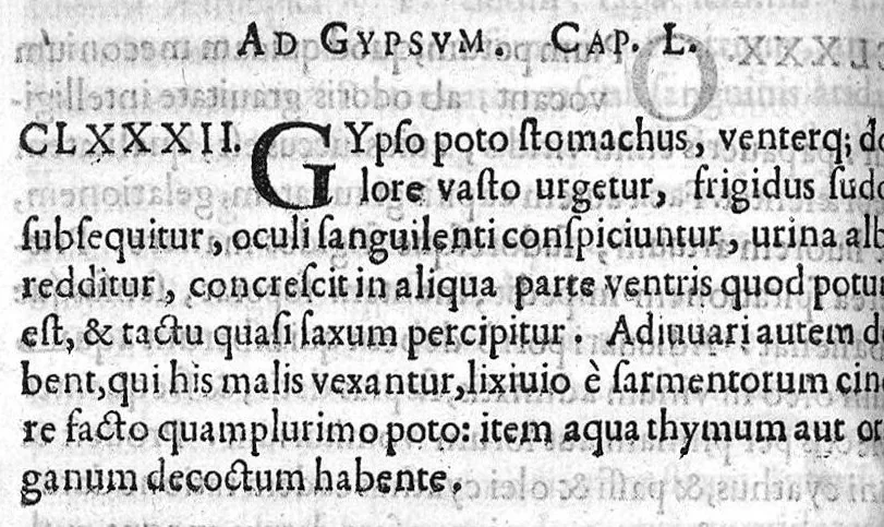 An illustration from Scriboni Largi Compositiones Medicae. Johannes Rhodius recensuit, Notis illustravit, Lexicon scribonianum adjecit., 1655, leaf 127