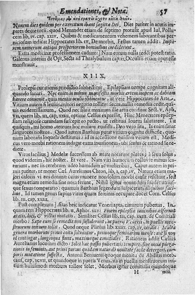 An illustration from Scriboni Largi Compositiones Medicae. Johannes Rhodius recensuit, Notis illustravit, Lexicon scribonianum adjecit., 1655, leaf 228