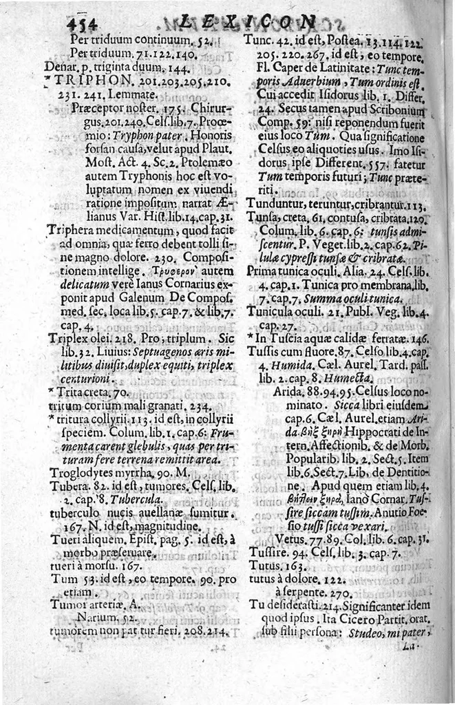 An illustration from Scriboni Largi Compositiones Medicae. Johannes Rhodius recensuit, Notis illustravit, Lexicon scribonianum adjecit., 1655, leaf 625