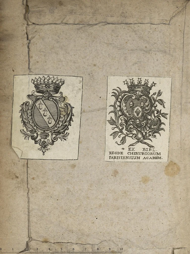 An illustration from Rabat-joie de l'antimoine triomphant, 1654, leaf 1