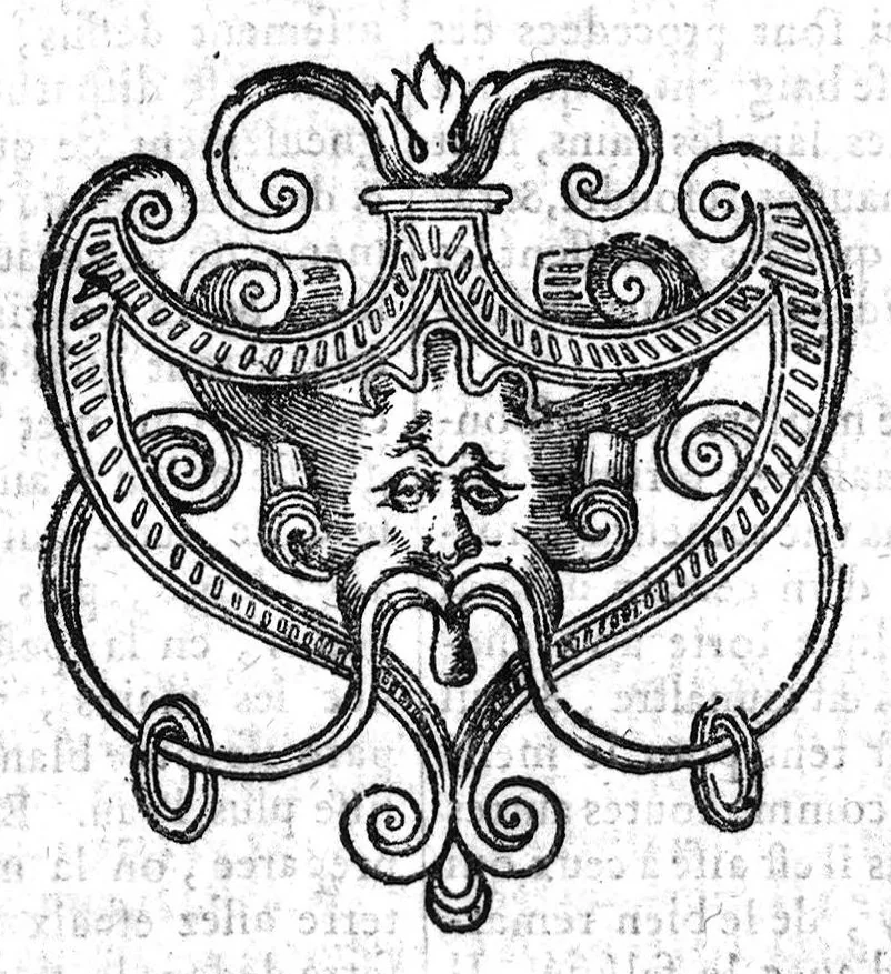 An illustration from Le grand dispensaire ou thresor general et particulier des preservatifs ramasse et brisé par Ian Jacques Wecker... le tout par Ian Du Val D.M. d'Yssouldun, 1609, leaf 441